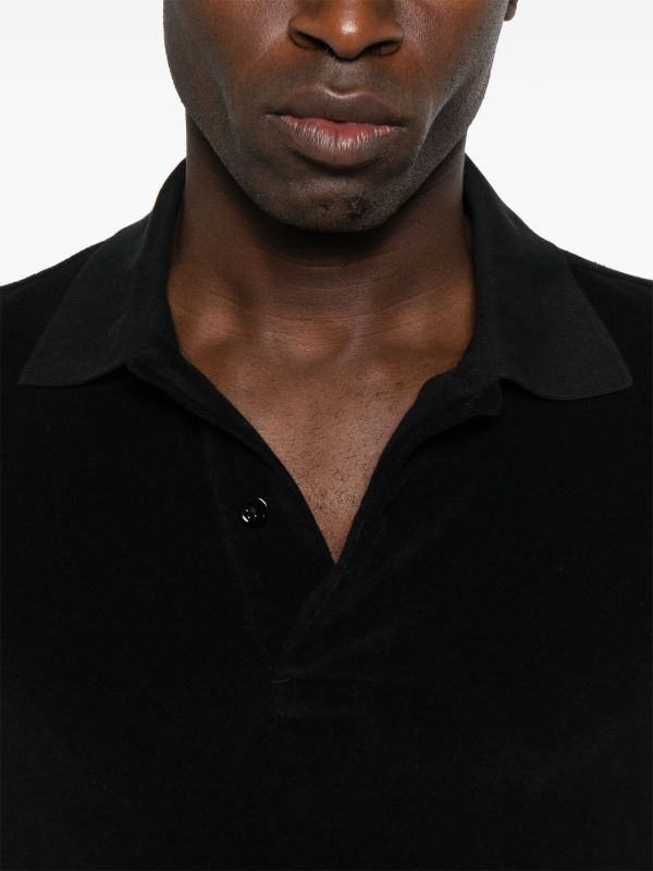 TOM FORD Towelling-finish Polo Shirt | Browns Polo Shirts