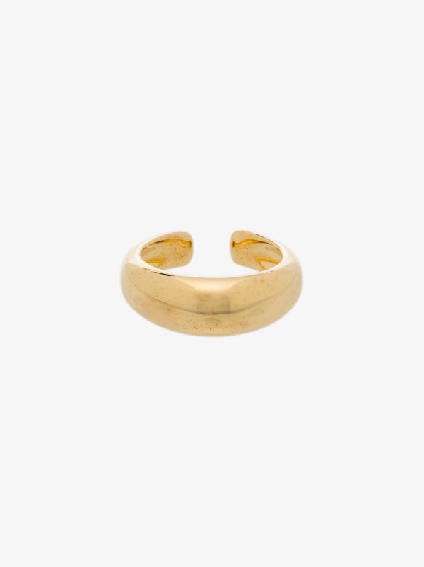 Tom Wood gold-plated thick ear cuff | Browns Earrings
