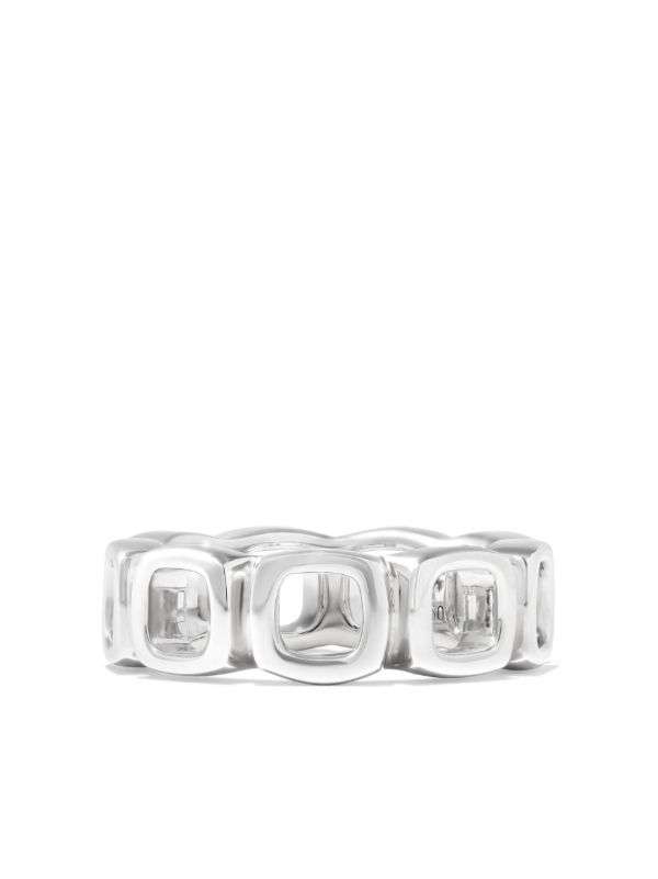Tom Wood Sterling Silver Cushion Band Open Ring | Browns Rings