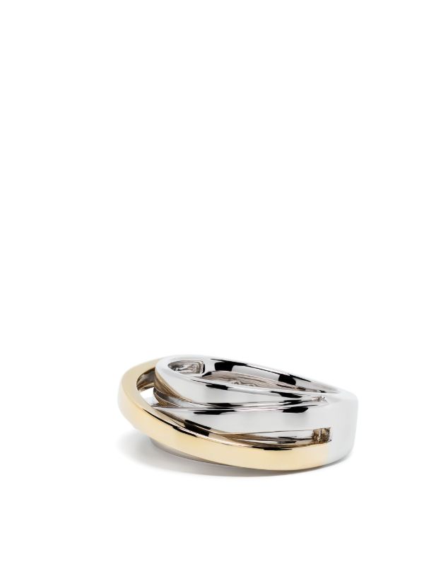 Tom Wood Sterling Silver Orb Slim Duo Ring | Browns Rings