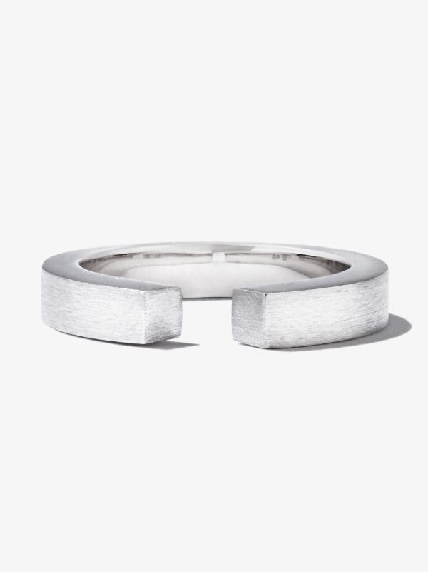 Tom Wood Sterling Silver Split Ring | Browns Rings