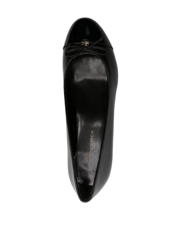 Tory Burch Black 45 Leather Pumps | Browns Pumps