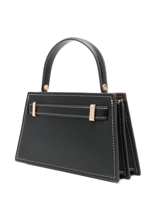 Tory Burch Black Lee Radziwill Handbag | Browns Tote Bags