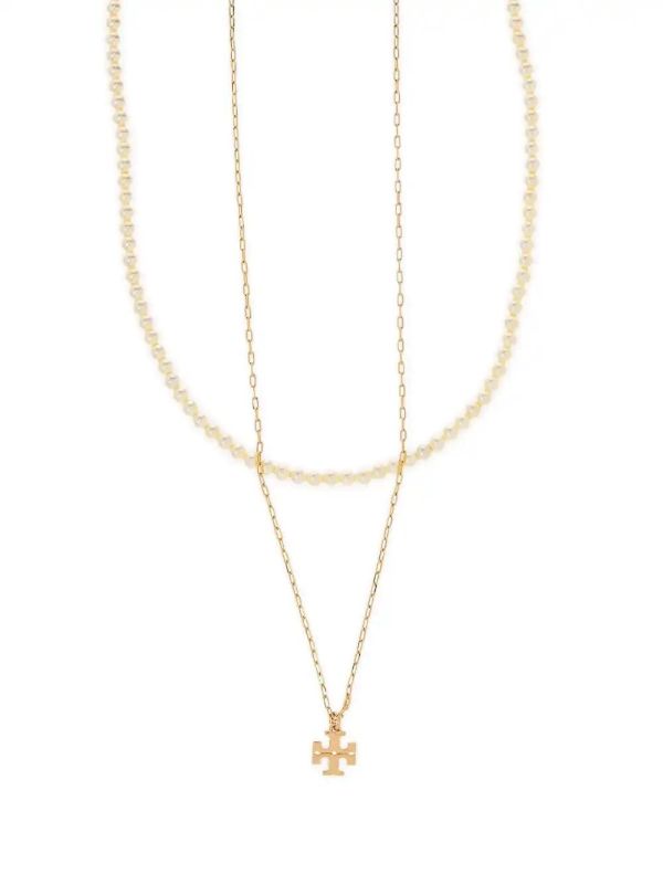 Tory Burch Kira layered necklace | Browns Necklaces Tory Burch Kira layered necklace | Browns Necklaces