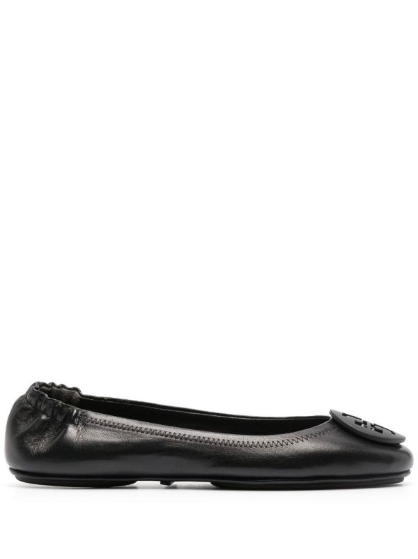 Tory Burch Minnie travel ballerina shoes | Browns Ballerina Shoes