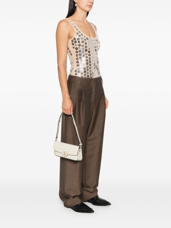 Tory Burch Robinson Rectangular Shoulder Bag | Browns Shoulder Bags