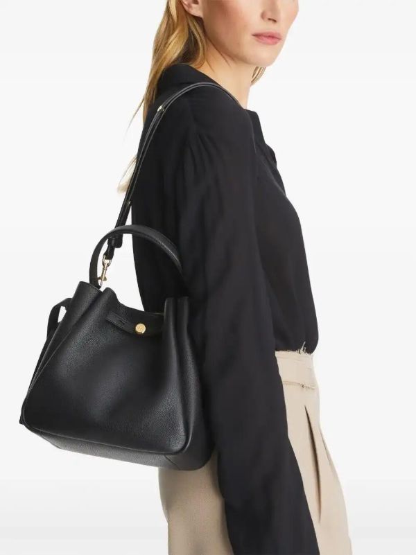 Tory Burch Romy Pebbled Bucket Bag | Browns Bucket Bags