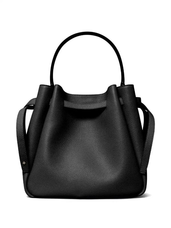 Tory Burch Romy Pebbled Bucket Bag | Browns Bucket Bags