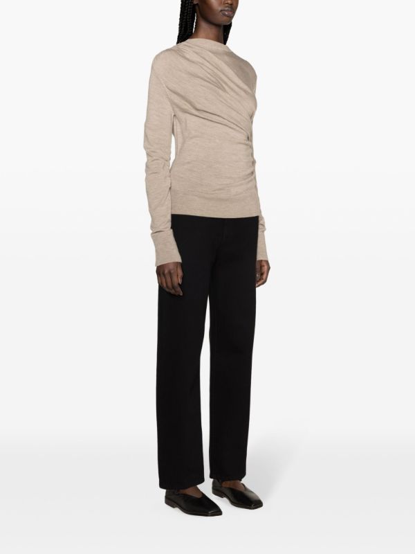 TOVE Black Sade High-rise Straight-leg Jeans | Browns Straight-Leg Jeans