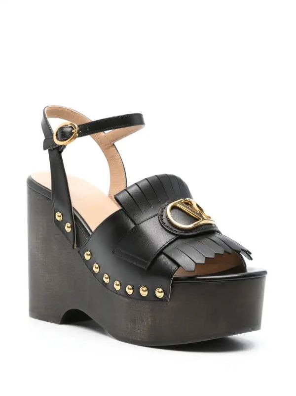 Valentino Garavani 115mm VLogo Sandals | Browns Sandals