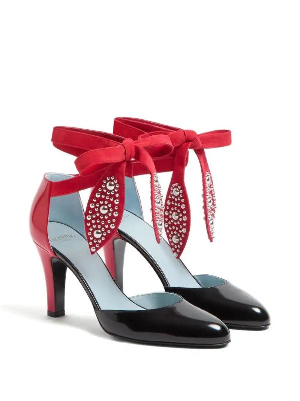 Valentino Garavani 85mm Foliefoliage Pumps | Browns Pumps