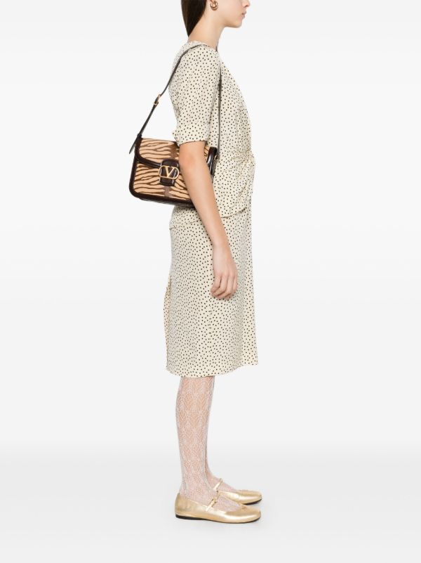 Valentino Garavani Brown 9to5 Shoulder Bag | Browns Shoulder Bags