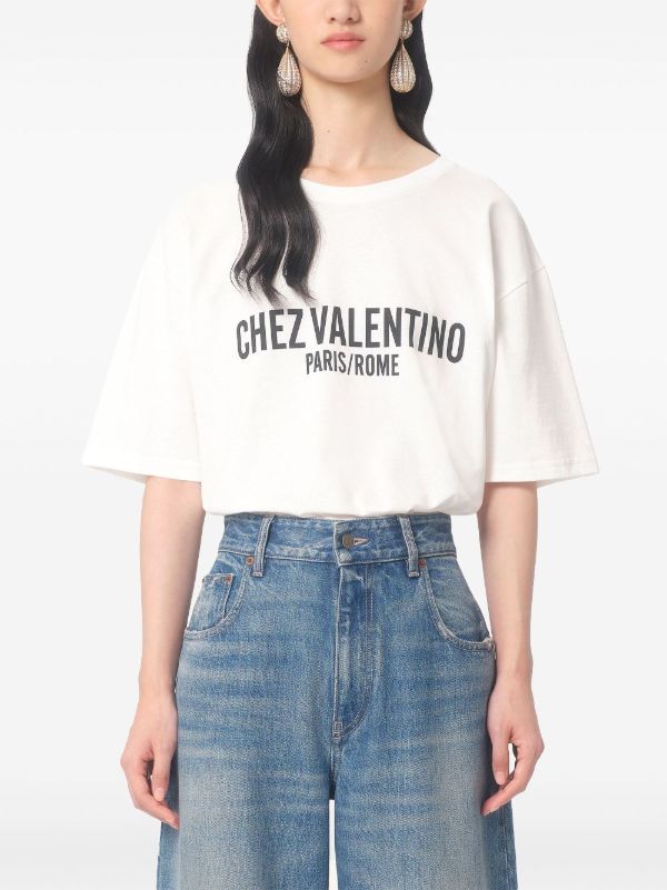 Valentino Garavani Chez Valentino-print T-shirt | Browns T-Shirts & Jersey Shirts