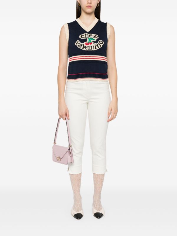 Valentino Garavani Chez Valentino Vest | Browns Vests & Tank Tops