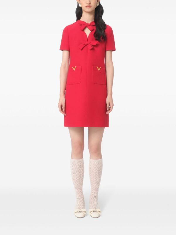 Valentino Garavani Crepe Couture Mini Dress | Browns Day Dresses