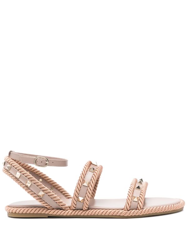 Valentino Garavani Rockstud Flats | Browns Sandals