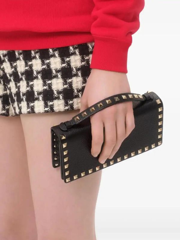 Valentino Garavani Rockstud Wallet-on-chain | Browns Tote Bags
