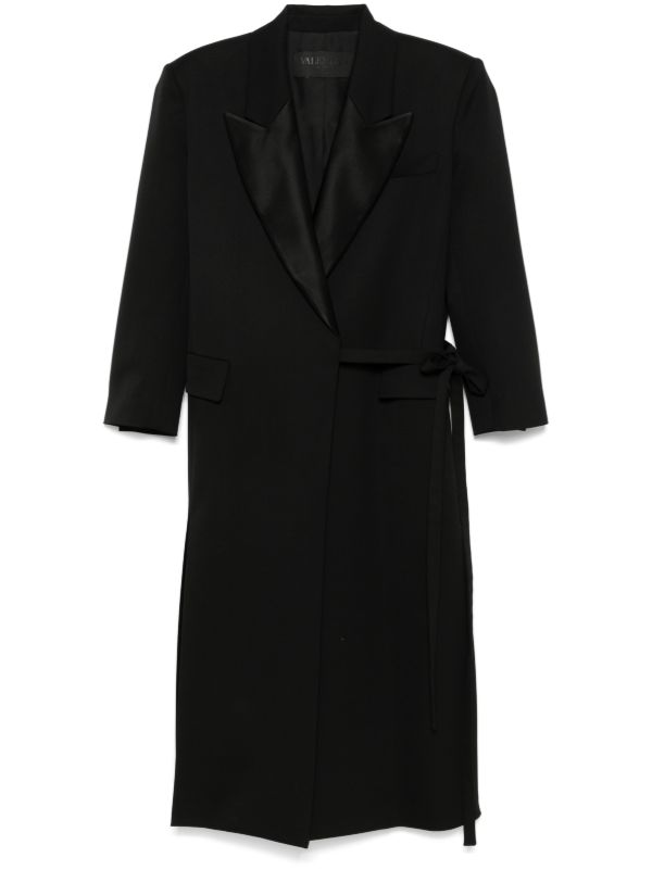 Valentino Garavani Tied Long Coat | Browns Double Breasted & Peacoats