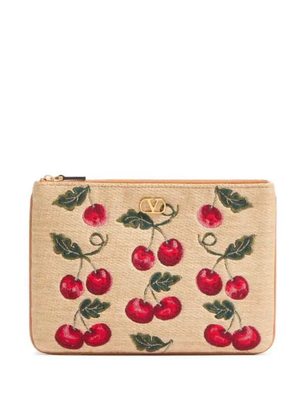 Valentino Garavani VLogo Signature clutch bag | Browns Clutch Bags
