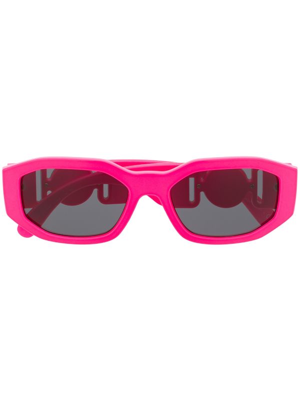 Versace Eyewear Pink Medusa Biggie Sunglasses | Browns Sunglasses Versace Eyewear Pink Medusa Biggie Sunglasses | Browns Sunglasses