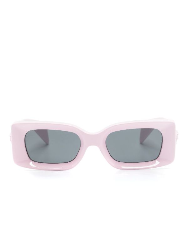 Versace Eyewear Pink Medusa Medallion Sunglasses | Browns Sunglasses Versace Eyewear Pink Medusa Medallion Sunglasses | Browns Sunglasses