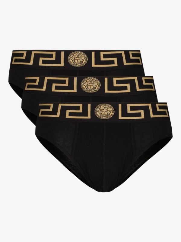 Versace Greca Border Briefs Set | Browns Briefs & Boxers