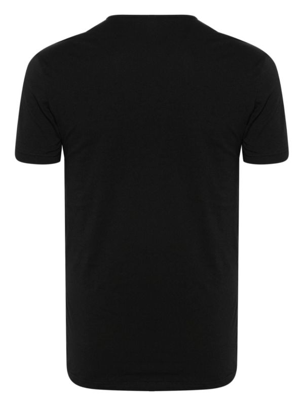 Versace White And Black Medusa-Print Cotton T-shirt Set | Browns T-Shirts