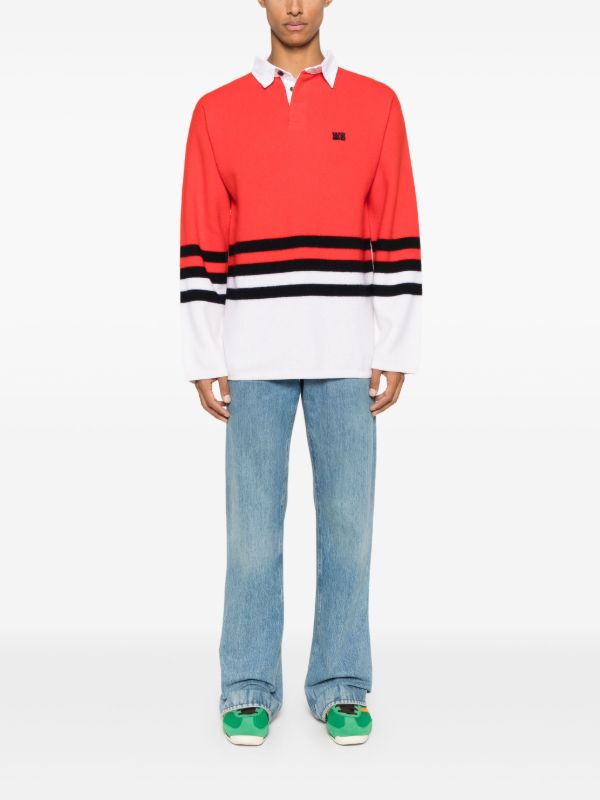 Wales Bonner Cypher Polo Sweater | Browns Knitted Sweaters