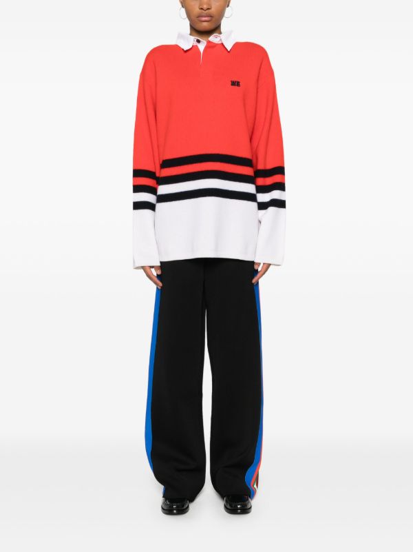 Wales Bonner Cypher Polo Sweater | Browns Knitted Sweaters