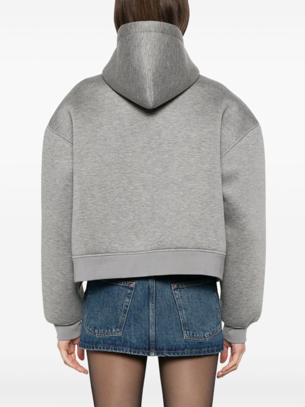 WARDROBE.NYC Grey Zip-Up Hoodie | Browns Hoodies