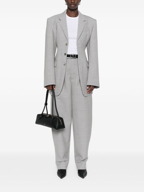 WARDROBE.NYC Tapered Tailored Trousers | Browns Slacks