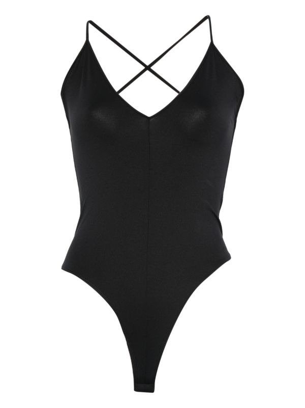 WARDROBE.NYC V-neck bodysuit | Browns Vests & Tank Tops