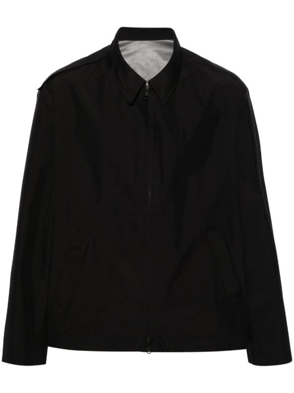 Y-3 Black GORE-TEX Zip-Up Jacket | Browns Varsity Jackets