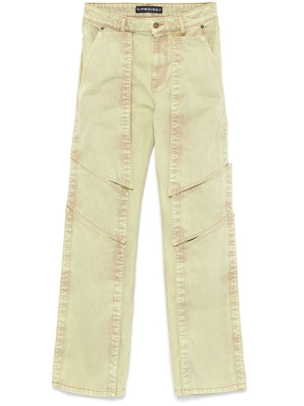 Y/Project Panelled Straight Jeans | Browns Regular & Straight-Leg Jeans