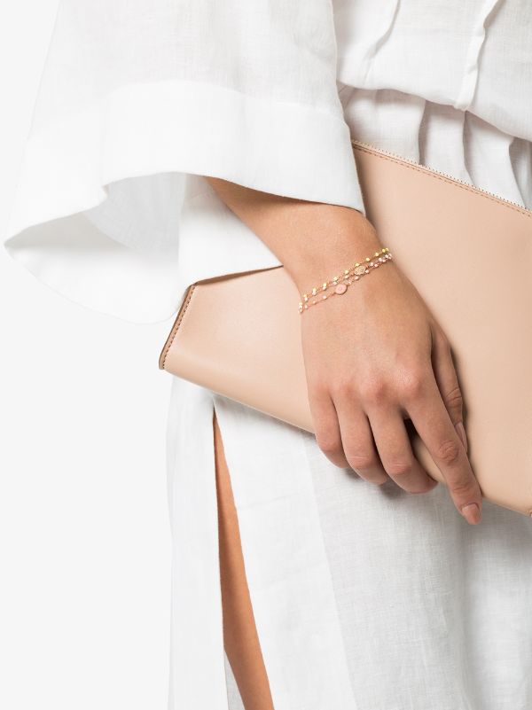 Yellow Gigi Clozeau 18K Rose Gold 17 CM Beaded Bracelet| Browns Fine Bracelets