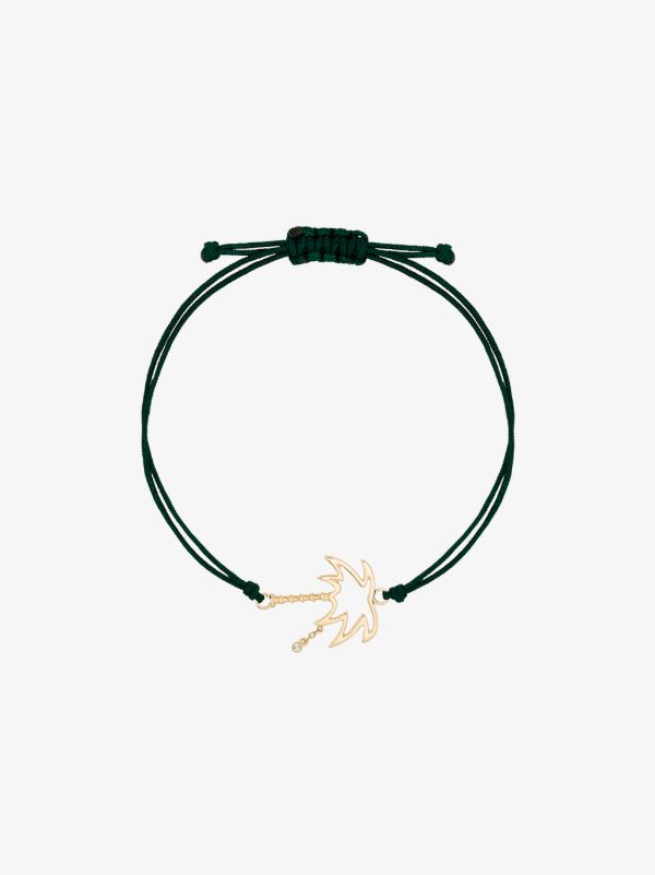 Yvonne Léon 9K yellow gold palm tree diamond bracelet | Browns Fine Bracelets