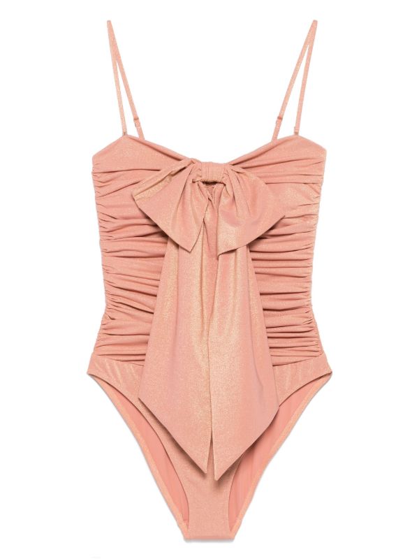 ZIMMERMANN Acacia Drape Bow swimsuit | Browns One-Pieces