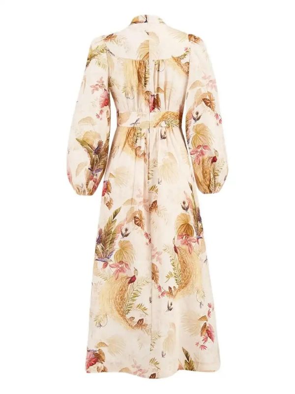 ZIMMERMANN Ascension Plunge Maxi Dress | Browns Day Dresses