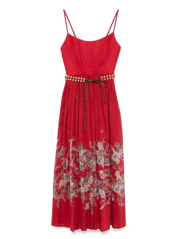 ZIMMERMANN floral-print midi dress | Browns Day Dresses