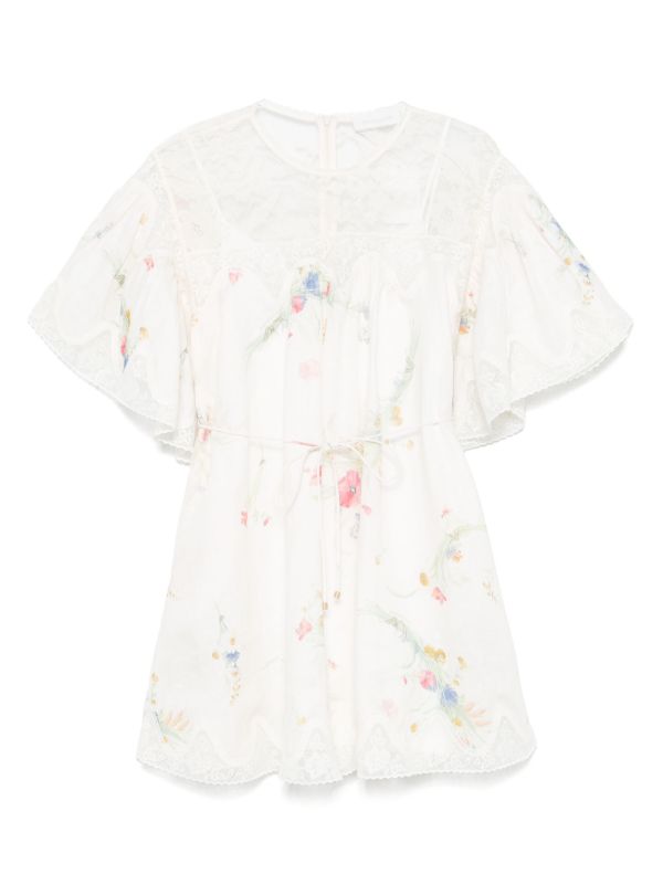 ZIMMERMANN Lucky mini dress | Browns Day Dresses