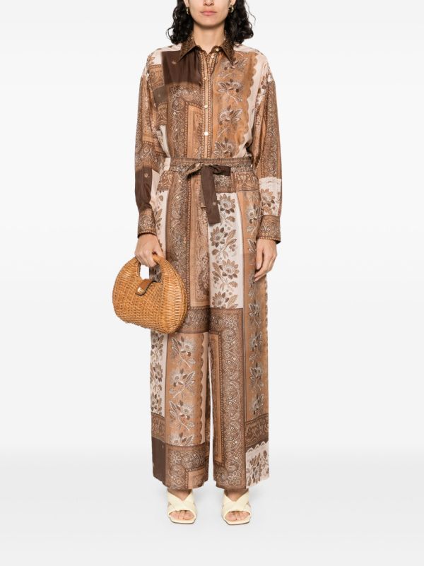 ZIMMERMANN Lucky Trousers | Browns Wide-Leg Pants