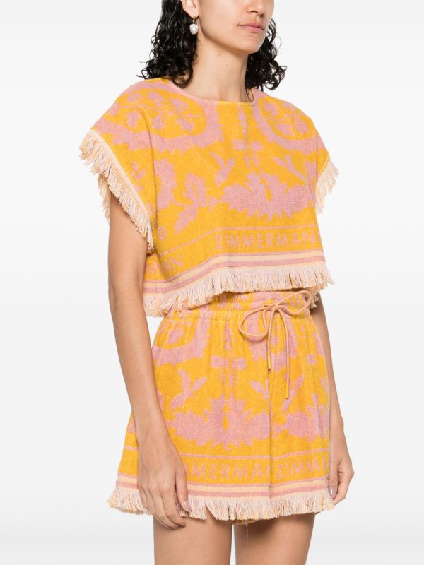 ZIMMERMANN Printed T-Shirt | Browns T-Shirts & Jersey Shirts