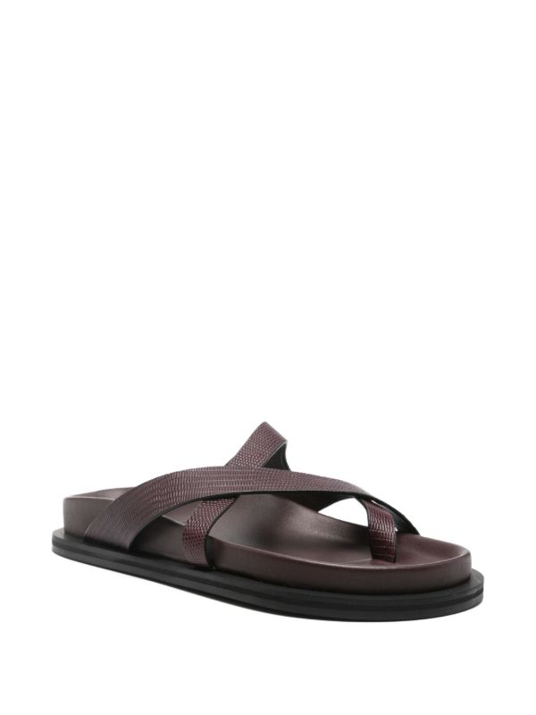 A.EMERY Leather Cross-strap Sandals | Browns Sandals