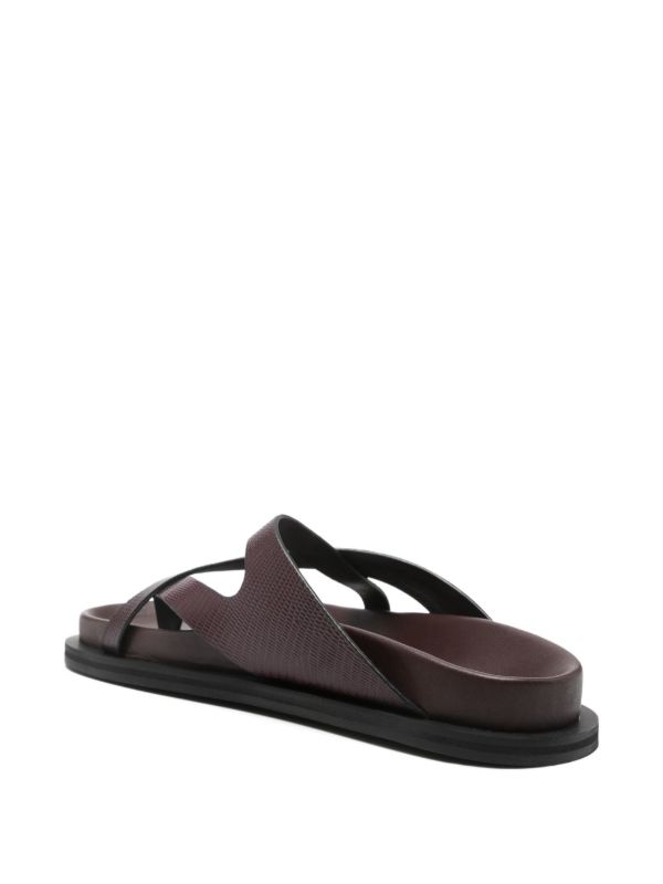 A.EMERY Leather Cross-strap Sandals | Browns Sandals