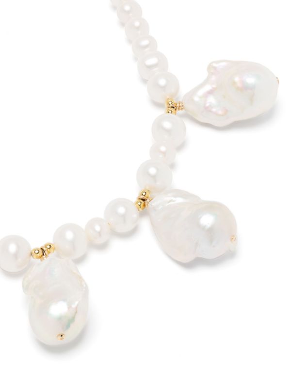 A Sinner In Pearls Gold-plated Pearl Necklace | Browns Necklaces