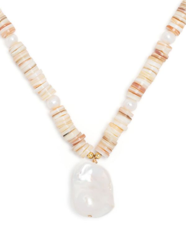 A Sinner in Pearls gold-tone shell pearl necklace | Browns Necklaces