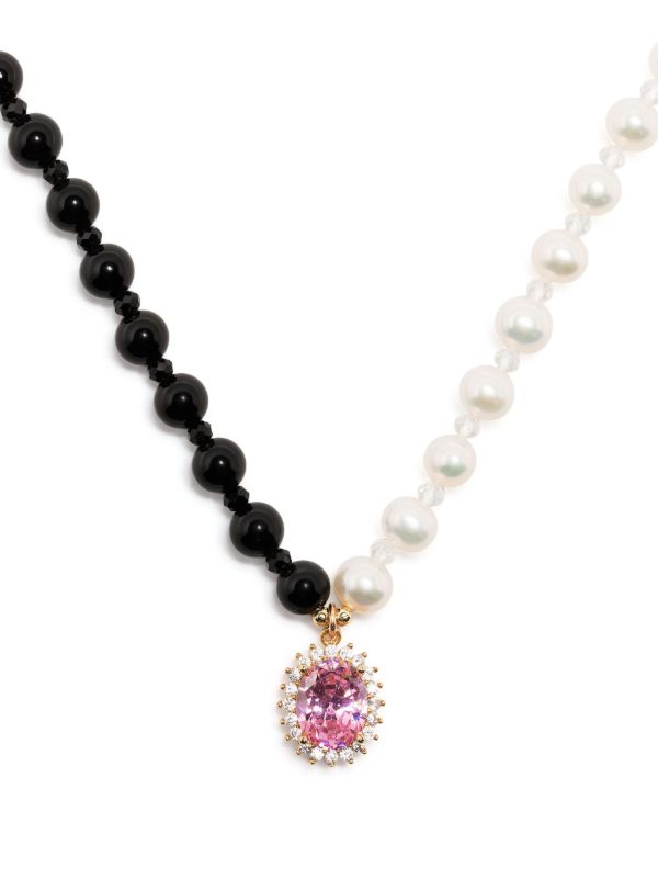A Sinner in Pearls Multicolour pendant pearl necklace | Browns Necklaces