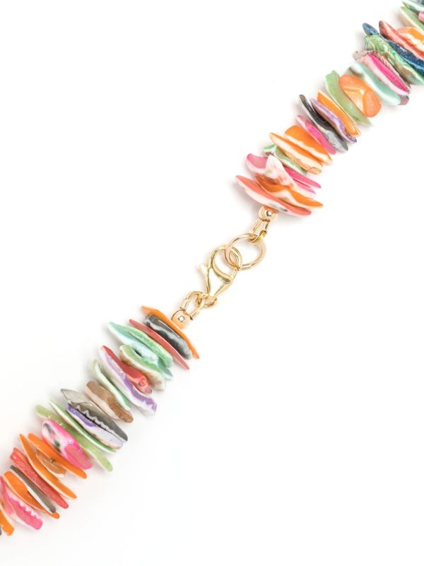 A Sinner In Pearls Multicolour Rainbow Shell Pearl Necklace | Browns Necklaces