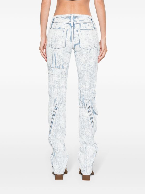 Acne Studios Blue Low-Rise Slim-Fit Jeans | Browns Skinny Jeans