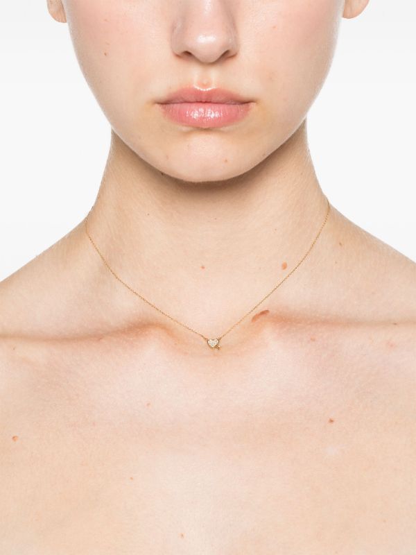 Adina Reyter 14K Yellow Gold Heart + Arrow Diamond Necklace | Browns Fine Necklaces